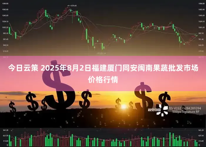 今日云策 2025年8月2日福建厦门同安闽南果蔬批发市场价格行情