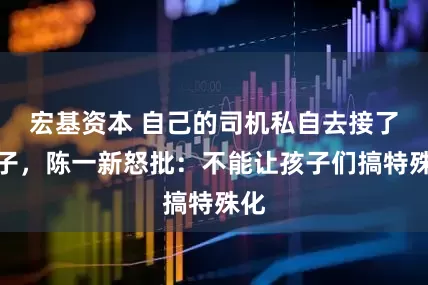 宏基资本 自己的司机私自去接了儿子，陈一新怒批：不能让孩子们搞特殊化