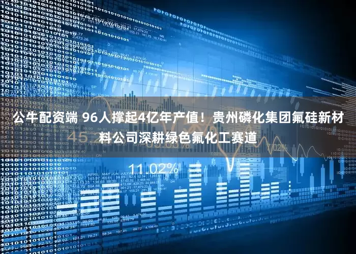 公牛配资端 96人撑起4亿年产值！贵州磷化集团氟硅新材料公司深耕绿色氟化工赛道